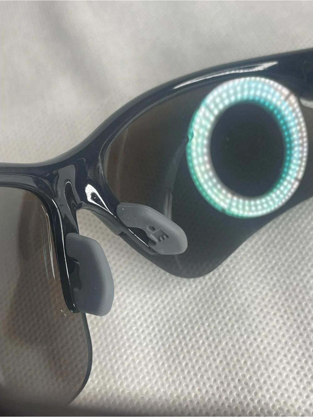 Ironman Ambition Blade Wrap Sports Sunglasses Crystal Gray Sapphire Blue SR0824